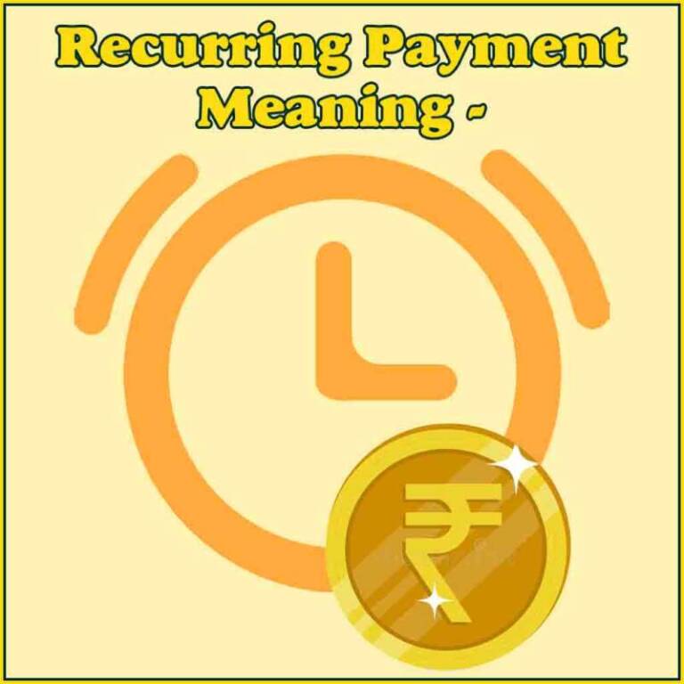 Recurring Payment meaning