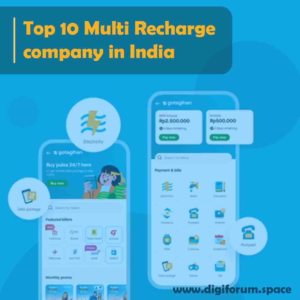 Top 10 multi recharge company in india