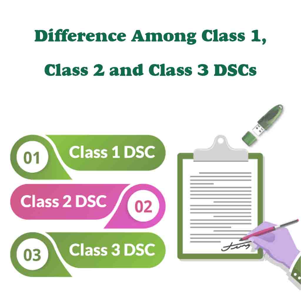 dsc class 1 2 3 difference