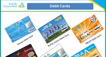 canara bank debit card REPLACEment online